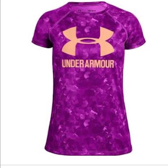 ♦️NWT Under Armour Athletic Tee YMD, YLG - Picture 1 of 4